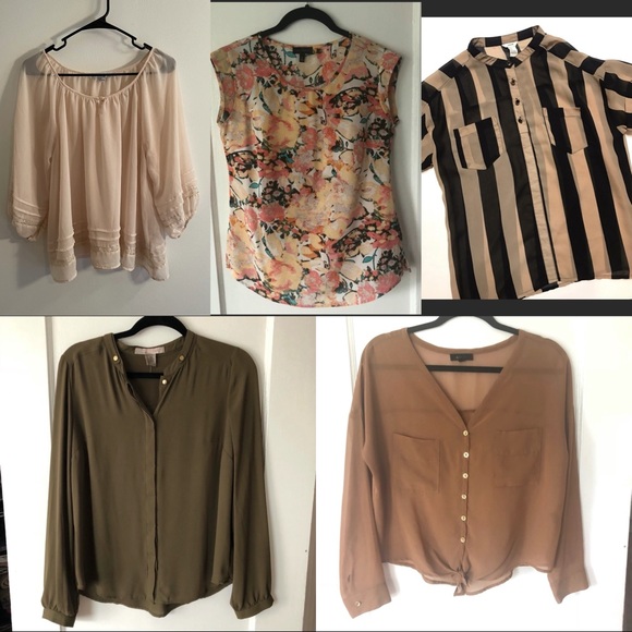 Blouse Bundle - 8 Tops Included - Picture 2 of 4